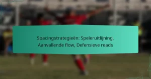 Spacingstrategieën: Speleruitlijning, Aanvallende flow, Defensieve reads